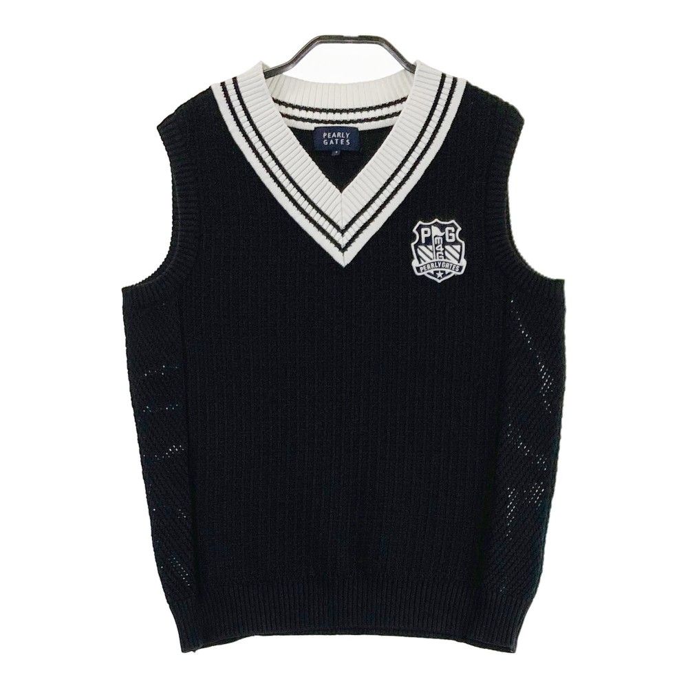 PEARLY GATES 高品質 ブラックベスト PEARLY GATES ブラック ベスト