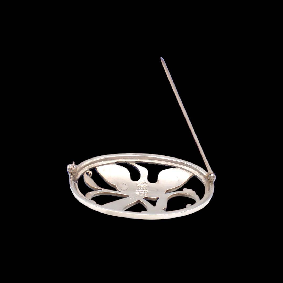 ジョージジェンセン #238 ピン ブローチ 925 鳥 シルバー 4041