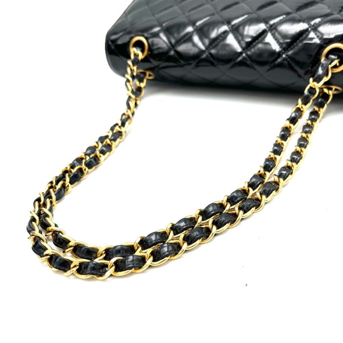 CHANEL パテントマトラッセ ココマーク ターンロック ハンドバッグ 楽天市場】【中古】CHANEL シャネル マトラッセ ココマーク