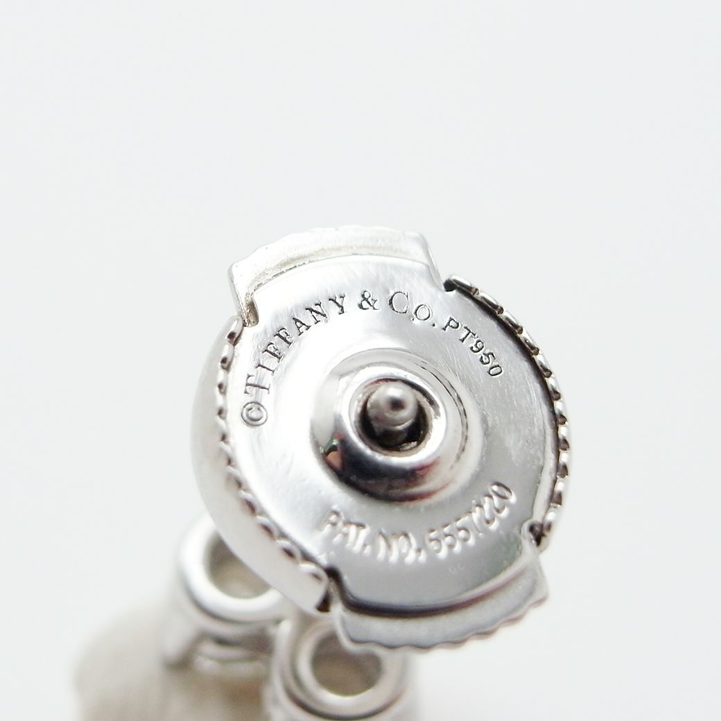 ティファニー アリア ピアス ダイヤモンド Pt950 箱 付き SAランク