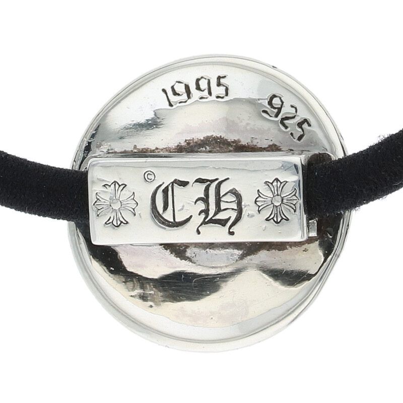 クロムハーツ HAIRBAND/クロスボールボタンヘアゴム シルバーコンチョ