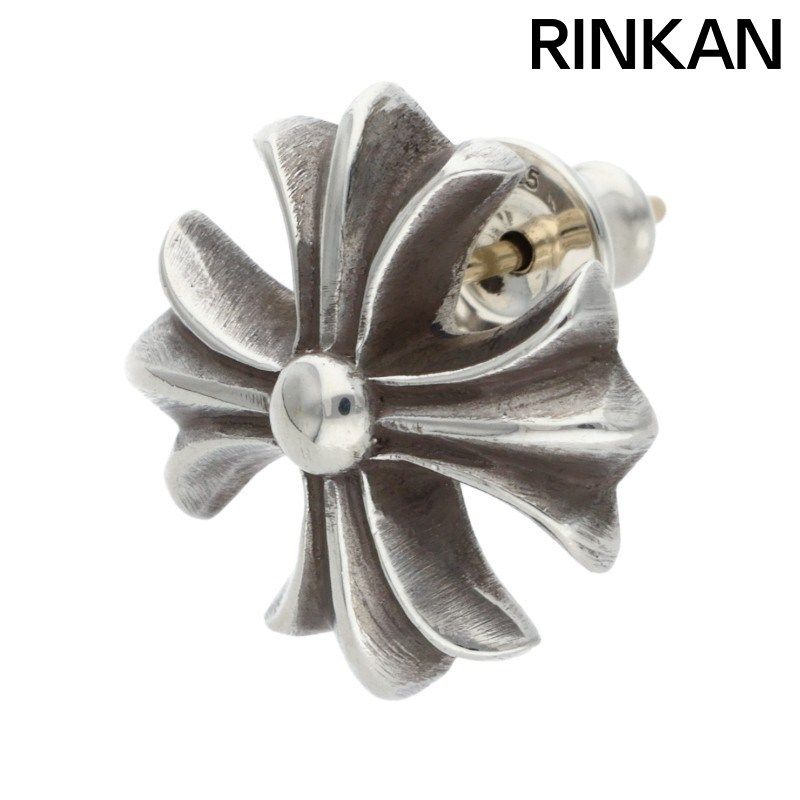 クロムハーツ LRG CH PLS ラージCHプラススタッド シルバーピアス メンズ