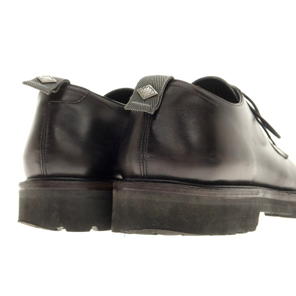 中古】ダブルエイチ WH WH-0001 プレーントゥ ドレスシューズ ブラック  