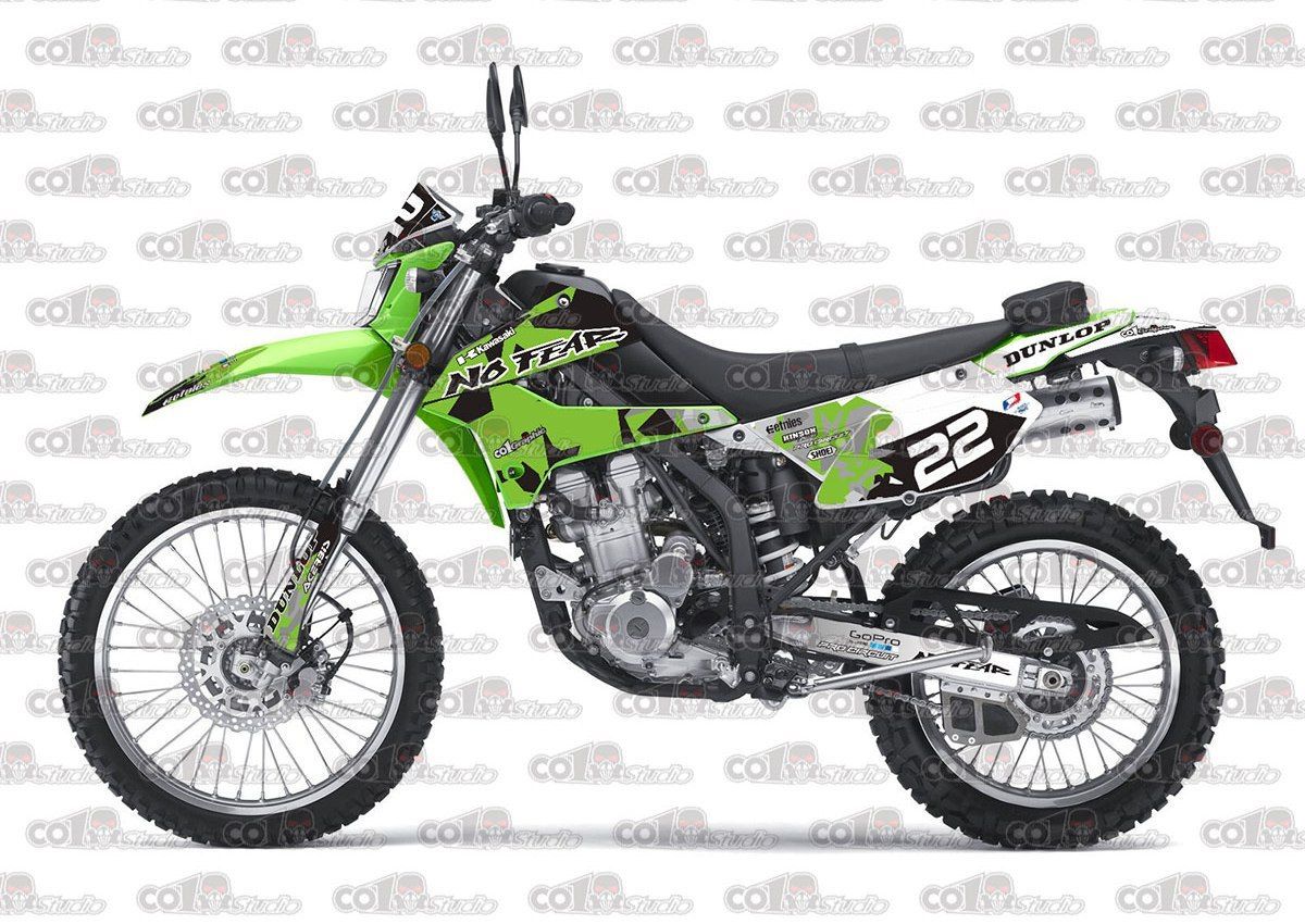 08-20 KLX250 DトラッカーX カワサキ デカール co1