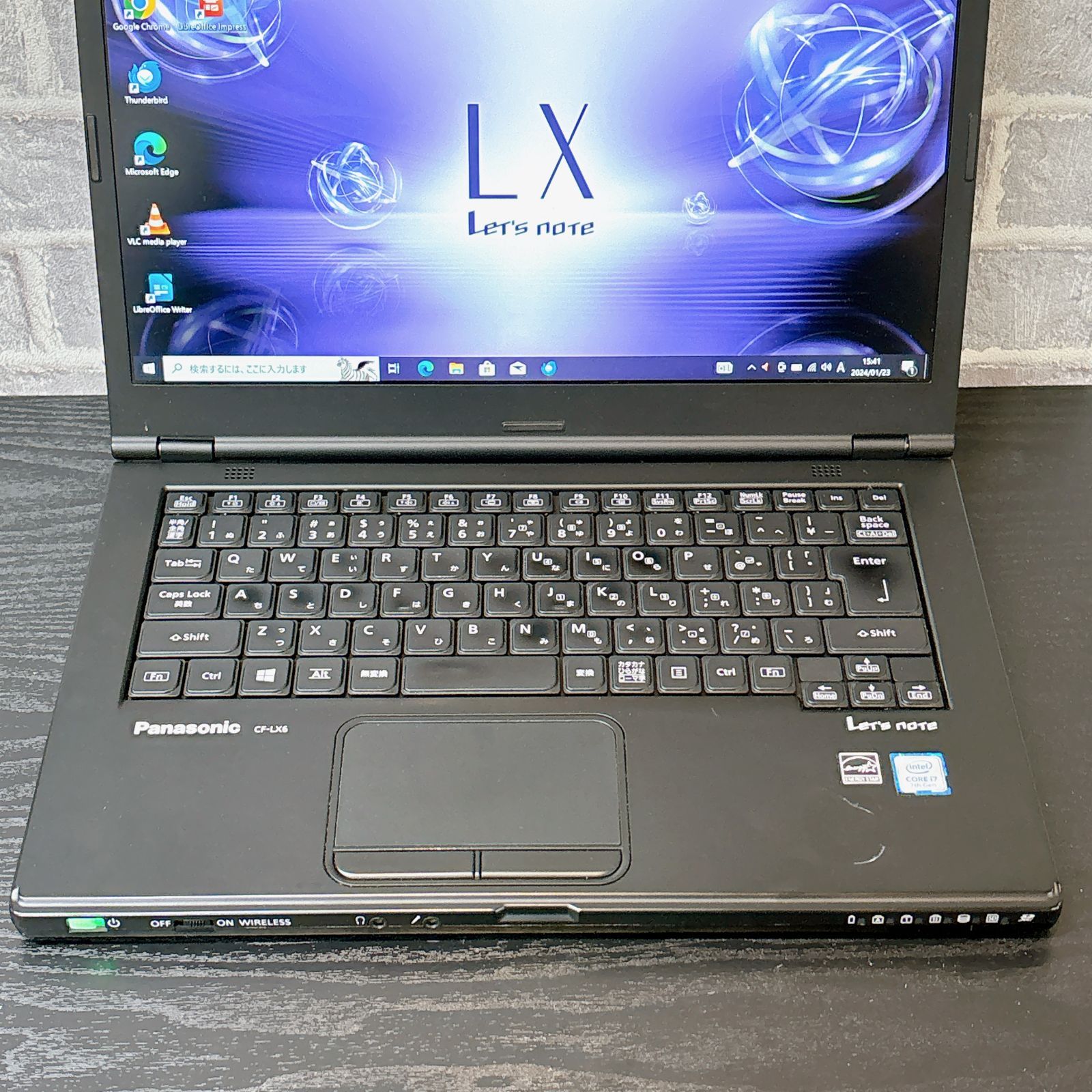 Panasonic Let's note CF-LX6FDQPP Core i7 7500U 2.7GHz メモリ16GB