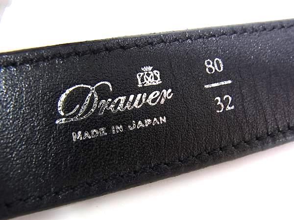 Drawer ドゥロワー　エンブレム　レザースタジャン　38 Drawer ドゥロワーエンブレムレザースタジャン38