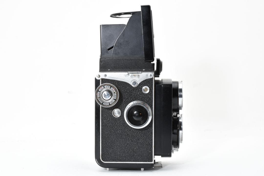  大 ヤシカ flex 80 mm f 3.5 C型 元 き 革ケース付き 1394 二眼レフカメラ フィルムカメラ