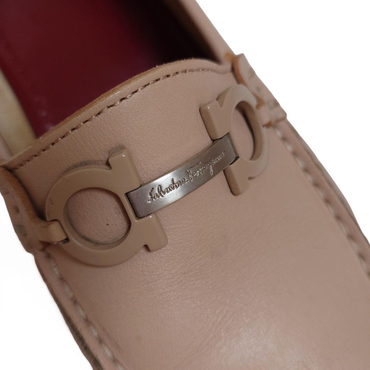 Salvatore Ferragamo フェラガモ ベージュ ローファー セール】 Salvatore Ferragamo ROLO ローファー （フラット