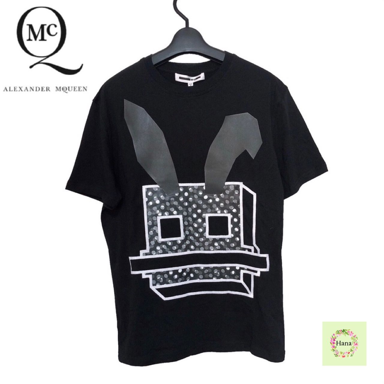 新品】McQ アレキサンダー マックイーン ラビット プリント Tシャツ 