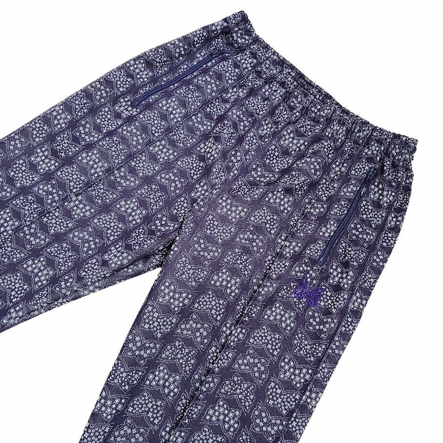 NEEDLES ニードルス LQ407 FREAK'S STORE別注 フリークスストア Track Pants トラックパンツ ジャージ パープル  総柄 - メルカリ