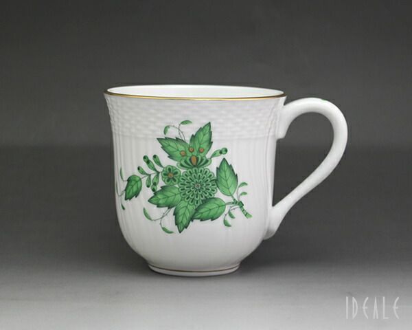 ヘレンド AV アポニーグリーン 1729 0 00 マグカップ 0.25L ラージ ギフト 結婚祝い プレゼント 贈り物