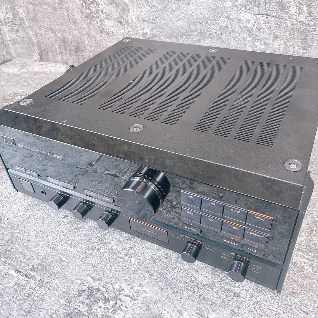 希少　名機　サンスイ　AU-α907 プリメインアンプ　ジャンク 希少 名機 サンスイ AU-α907 プリメインアンプ ジャンク - メルカリ