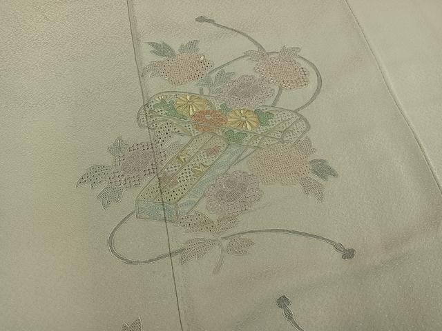 平和屋2□極上 中国三大刺繍 スワトウ刺繍 汕頭刺繍 ついてる 訪問着