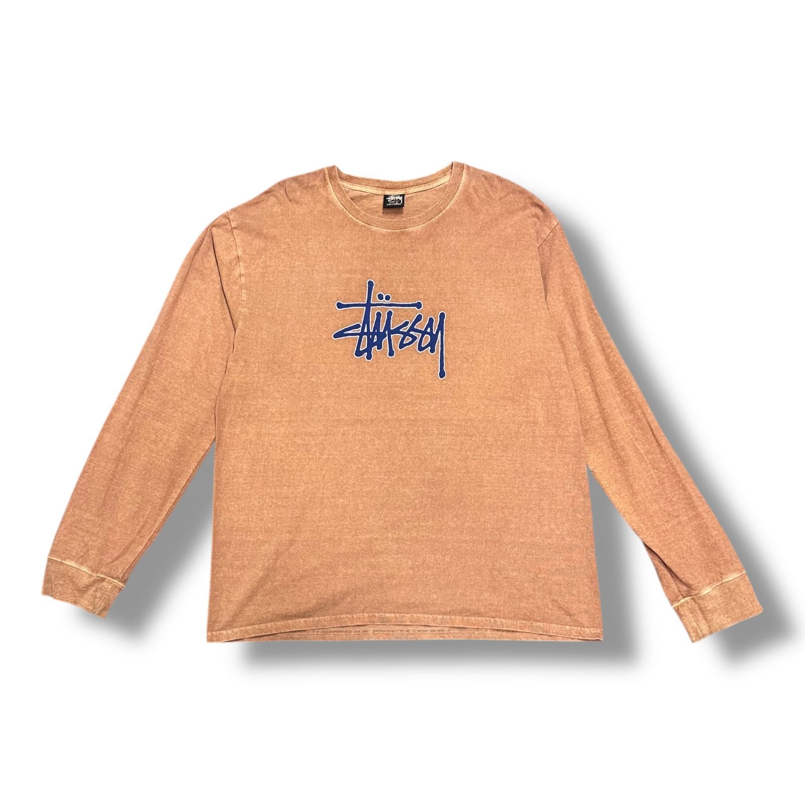 STUSSY 22AW Outlined Pigment Dyed tee ピグメントダイ カットソー 