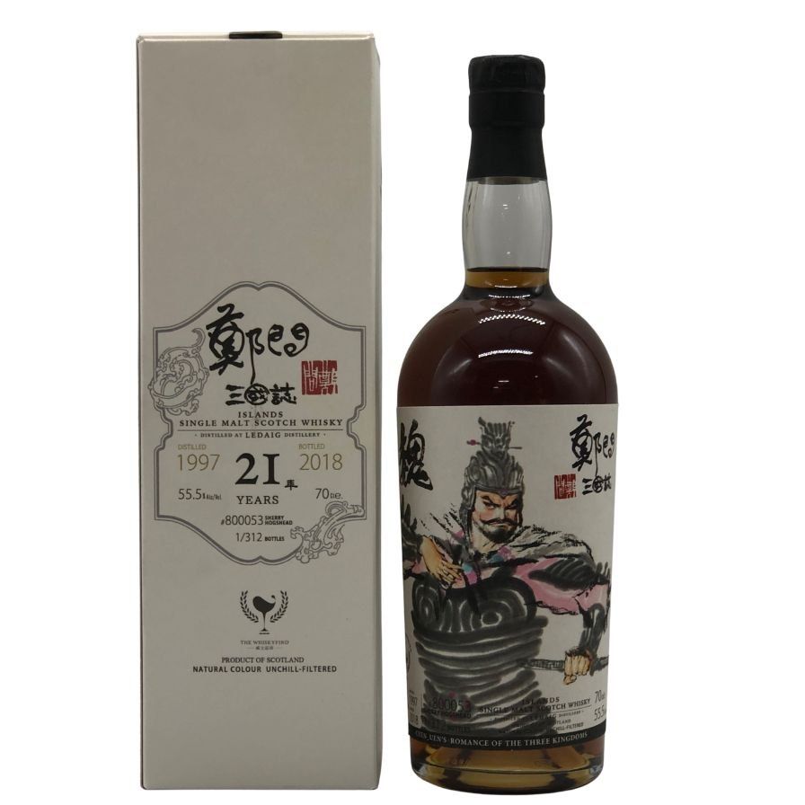 同梱不可 ウイスキーファインド 三國志 レダイグ 21年 張遼 1997-2018 T1