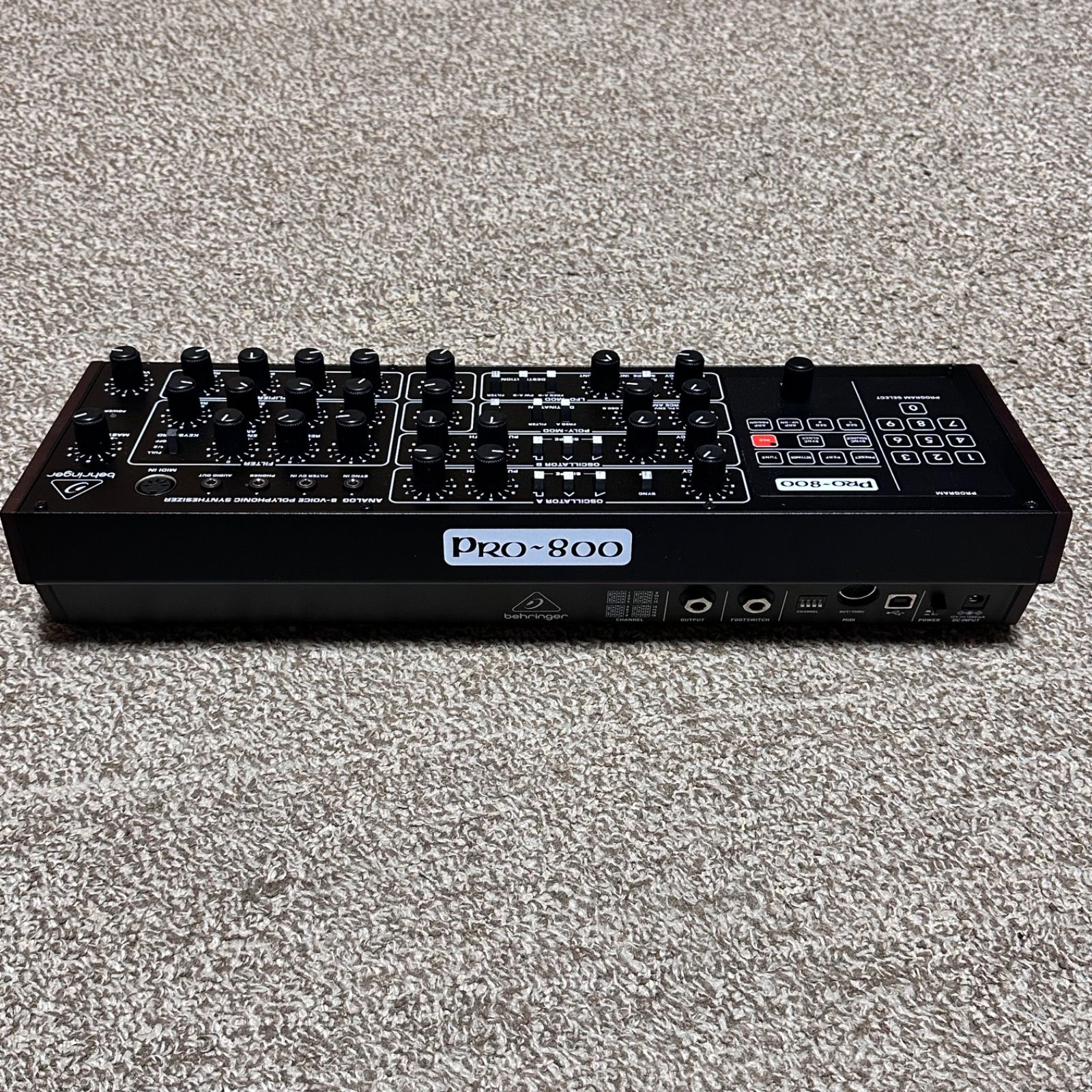アウトレット品 Behringer PRO-800 アナログ8ボイスポリフォニックシンセサイザー WWW_TRAVELLANDINDIA_COM