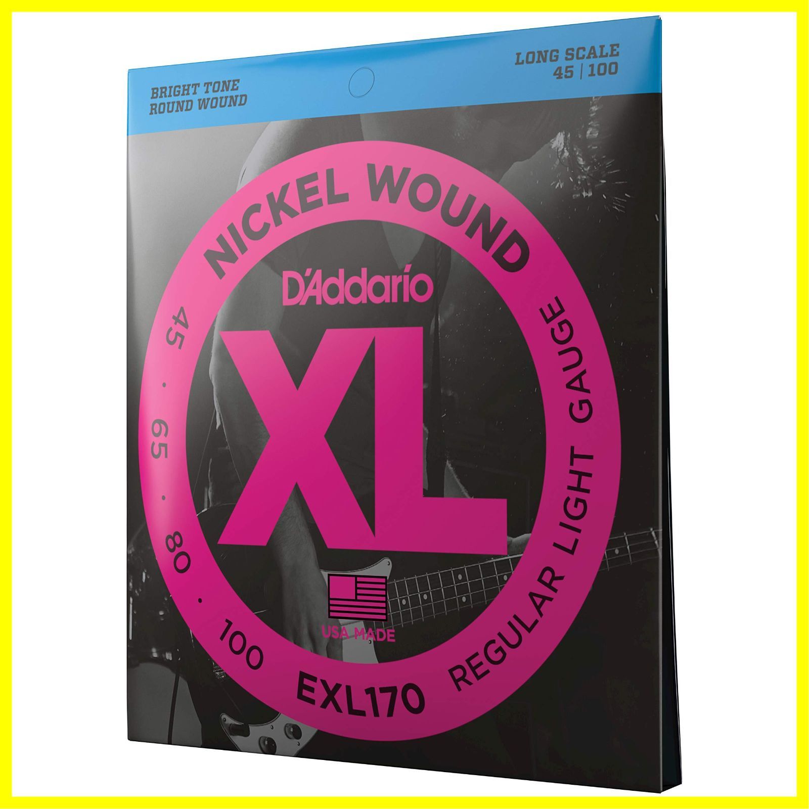 【人気商品】，【特価商品】，【特価】Scale Long .045-.100 ニッケル EXL170 ベース弦 ダダリオ 【国内正規品】 D'Addario