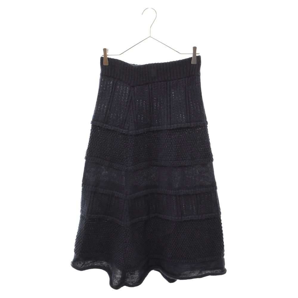tricot COMME des GARCONS スカート　美品　ネイビー tricot COMME des GARCONS (トリコ コム デ ギャルソン) ニット切替