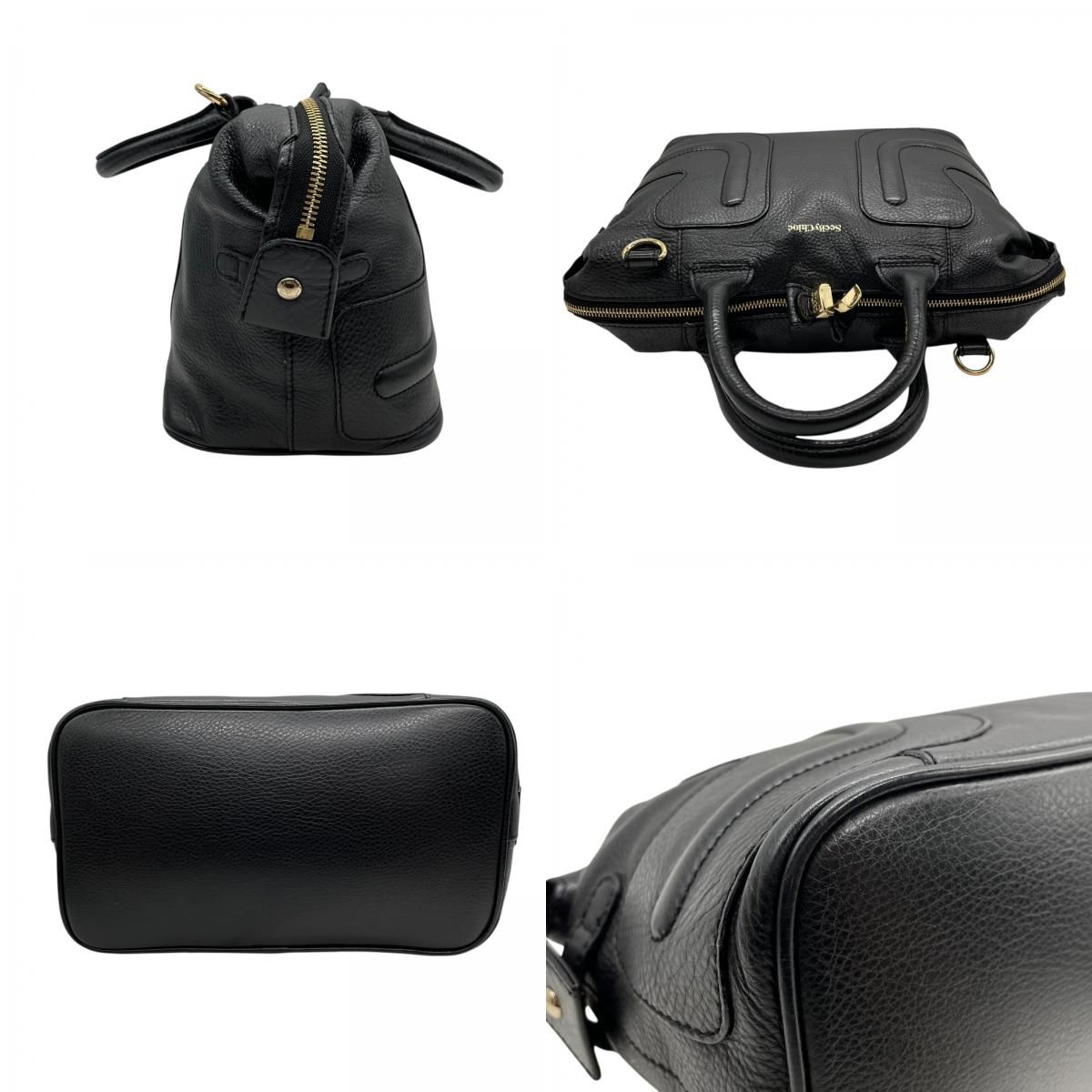 美品 See By Chloe シーバイクロエ 2WAY ハンドバッグ ショルダー 