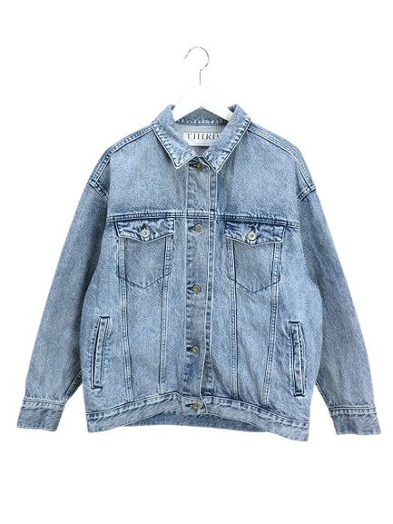 サードマガジン THIRD MAGAZINE オーバーサイズデニムジャケット 2025AW ブルー 上着 アウター