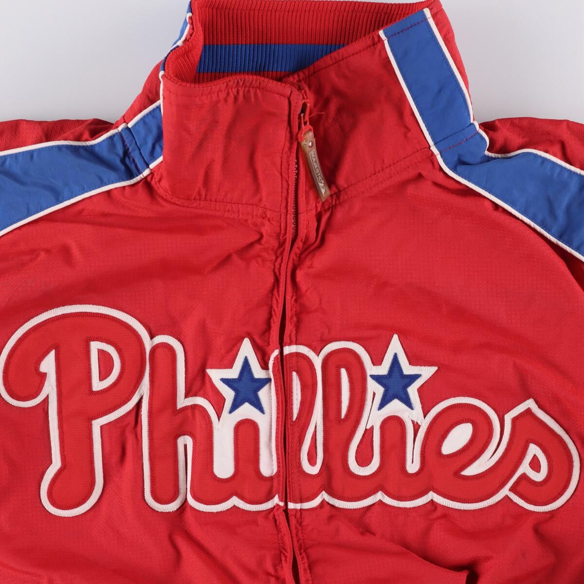 古着 マジェスティック majestic MLB PHILADELPHIA PHILLIES フィラ 