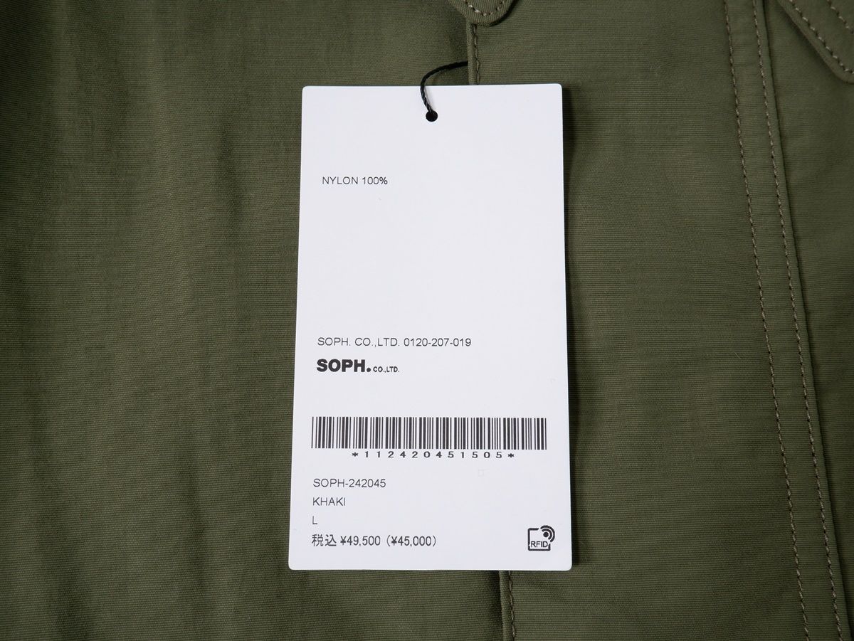 SOPHNET.ソフネット 2024AW SUPPLEX NYLON FIELD JACKETジャケット