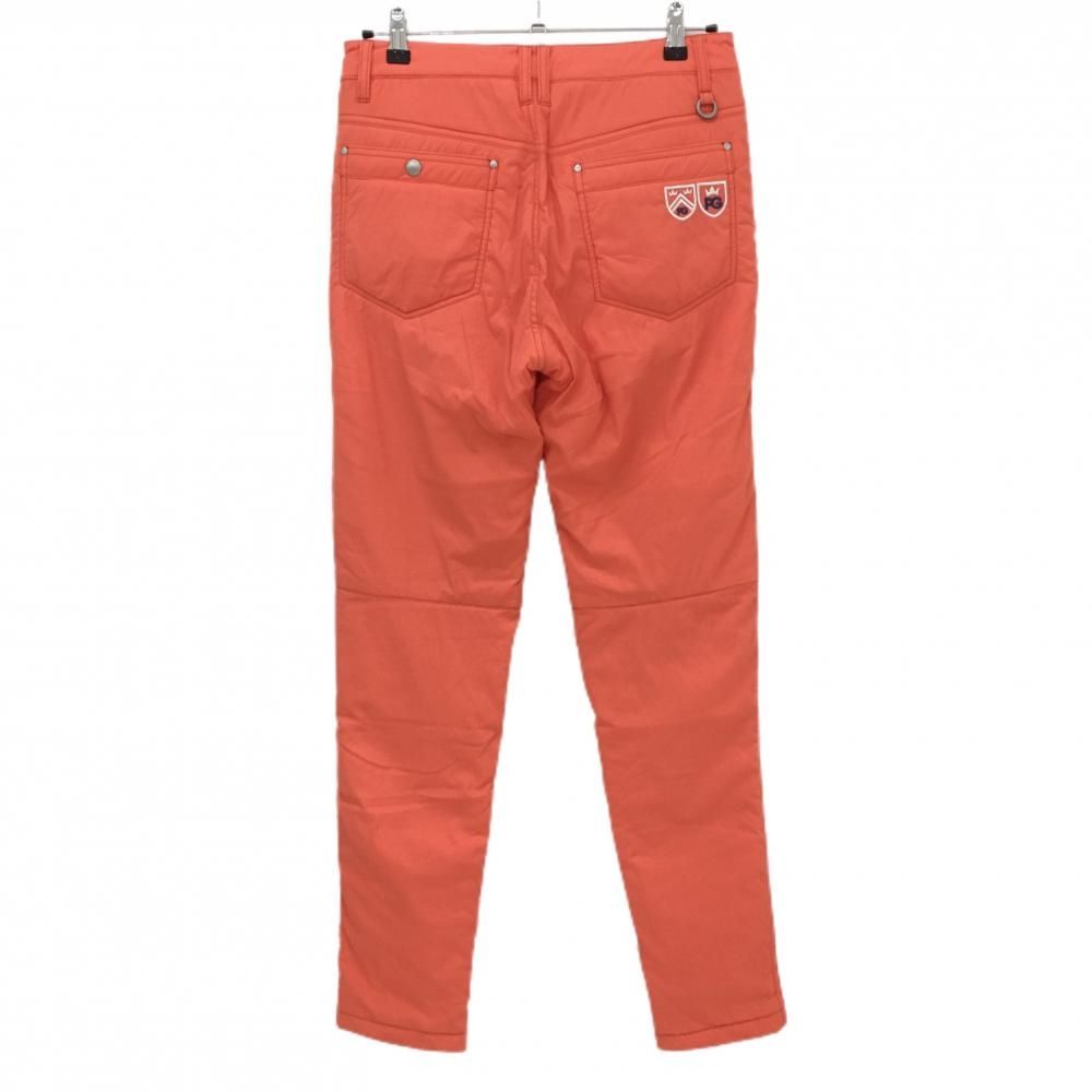 パーリーゲイツ 中綿パンツ オレンジ ロゴ刺しゅう レディース 1 M ゴルフウェア PEARLY GATES