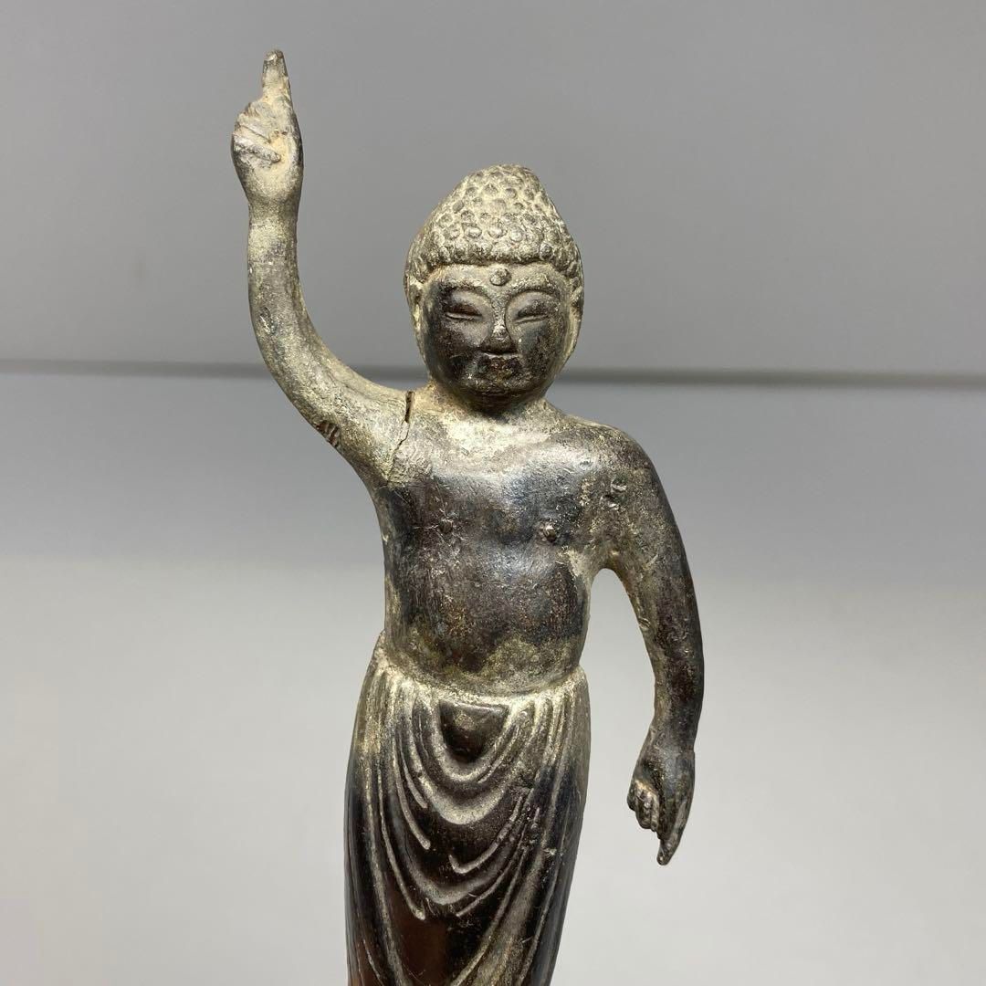 古銅 誕生仏 274g トヒル 本さ6-0506