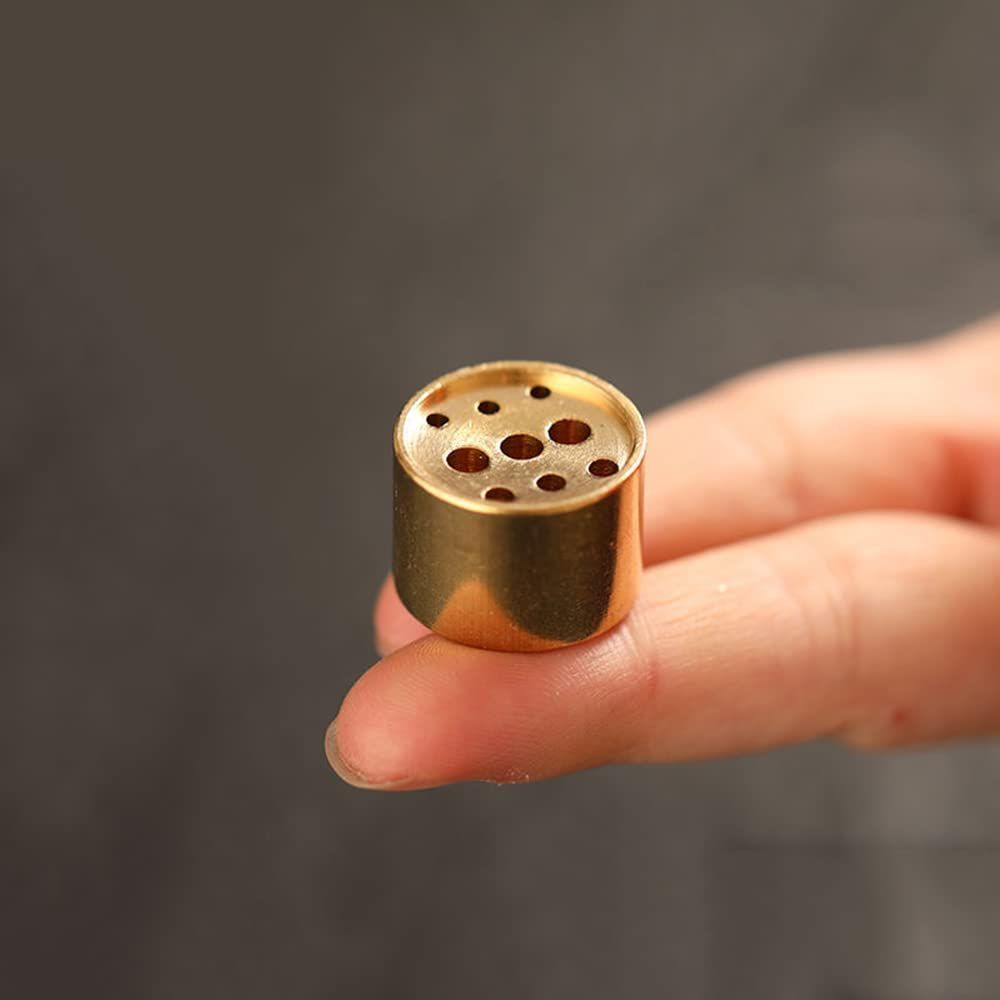 数量 香立て 仏壇用線香立て お線香立て ミニ おしゃれ 和風 線香立て 持ち運び便利 瞑想 真鍮 書斎 茶屋 お香立て ヨガ館用 円筒形 1.5 cm