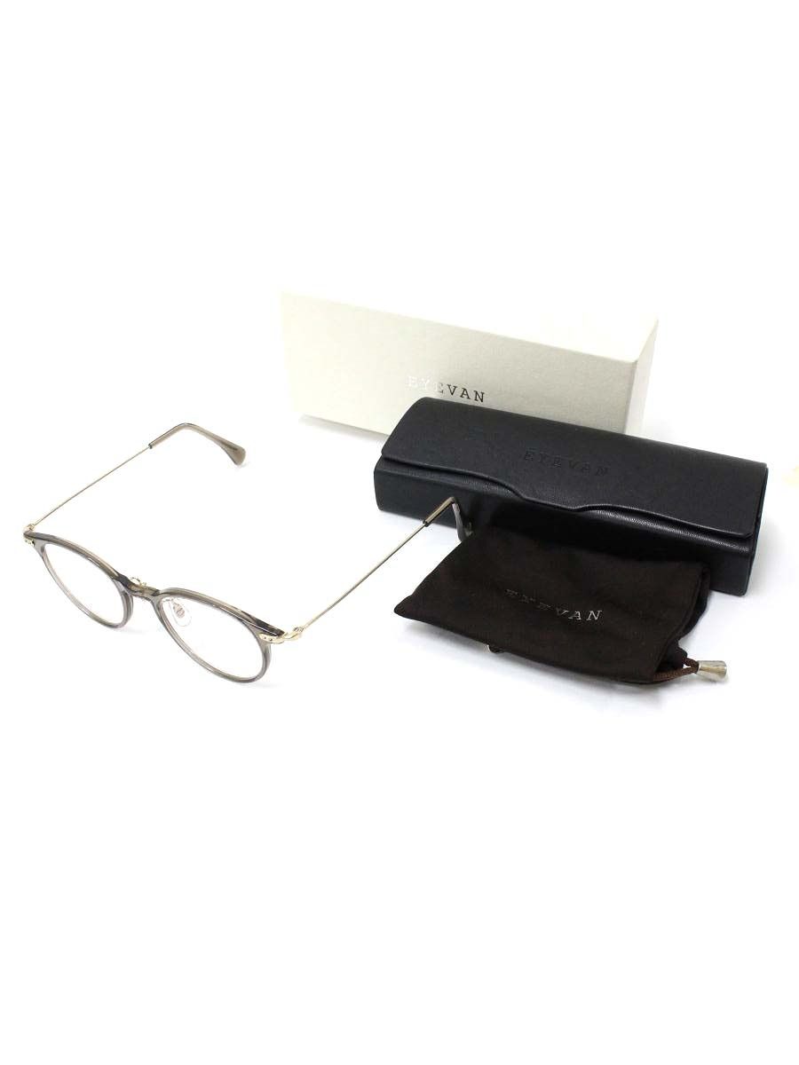 アイヴァン ロータス Lotus メガネ クリアブラウン ゴールド ボストン ITW9NJ2BVRLI