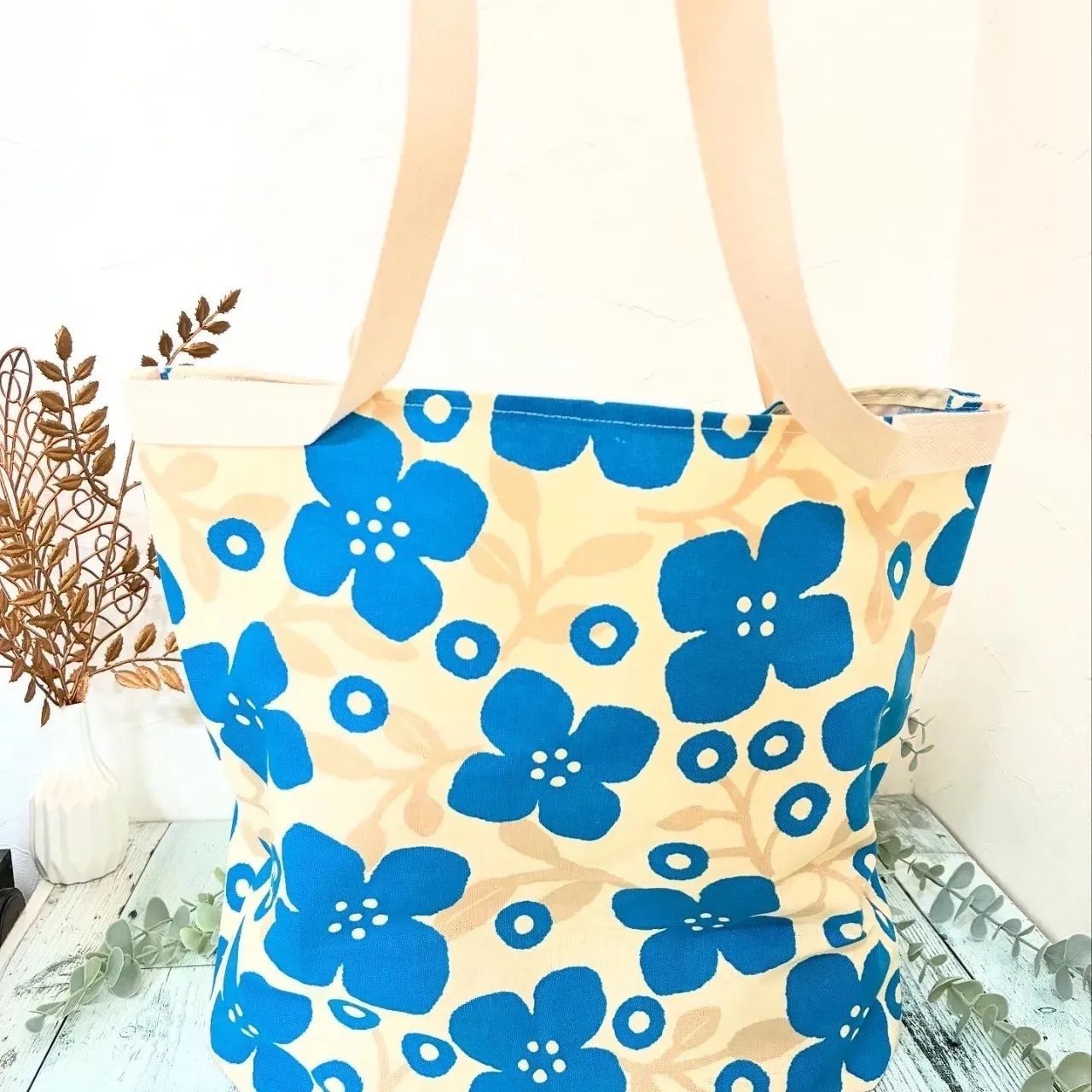 ハンドメイド エコバッグ サブバッグ 肩掛けエコバッグ トートバック 