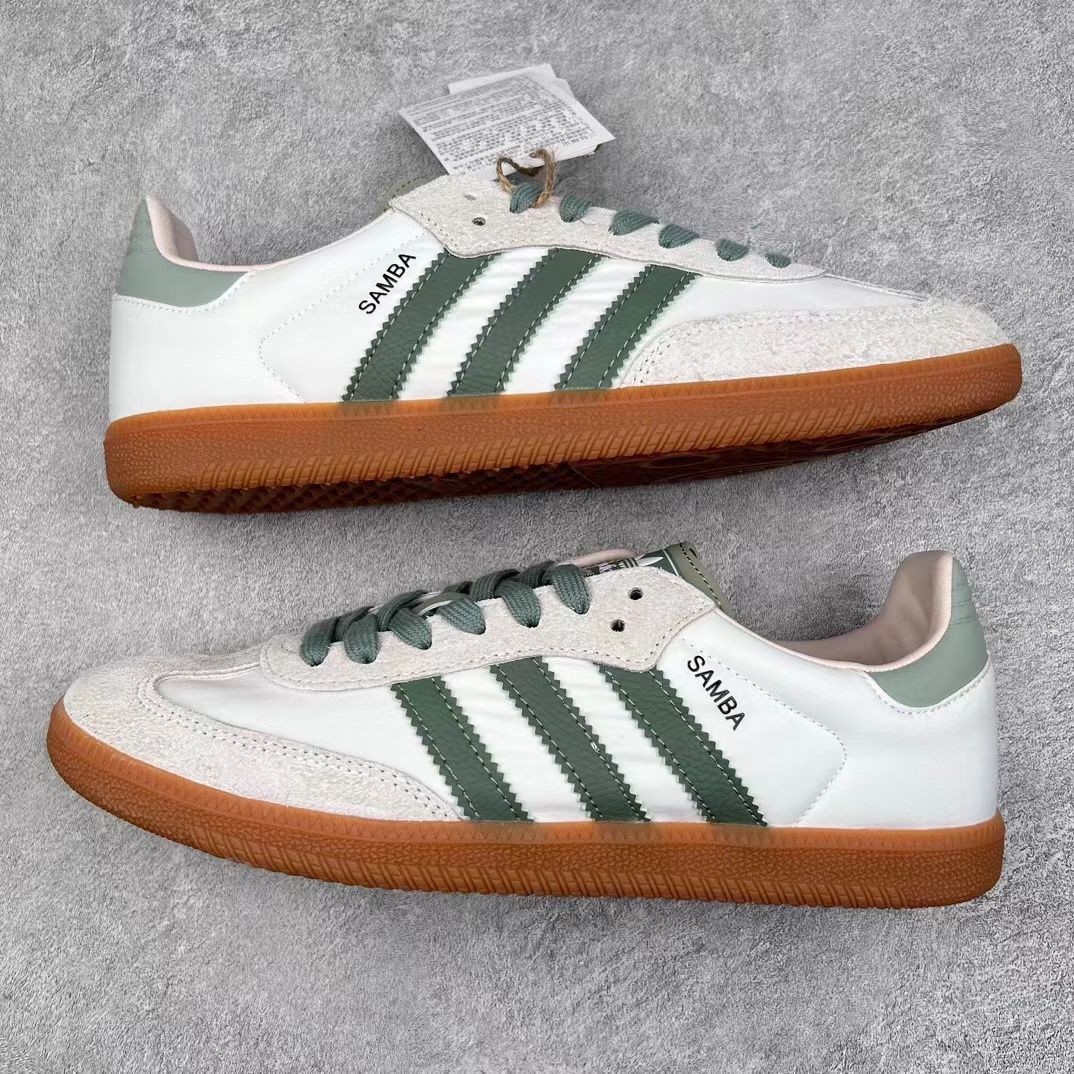 新品 adidas samba アディダス OG スニーカー ホワイトグリーン スニーカー