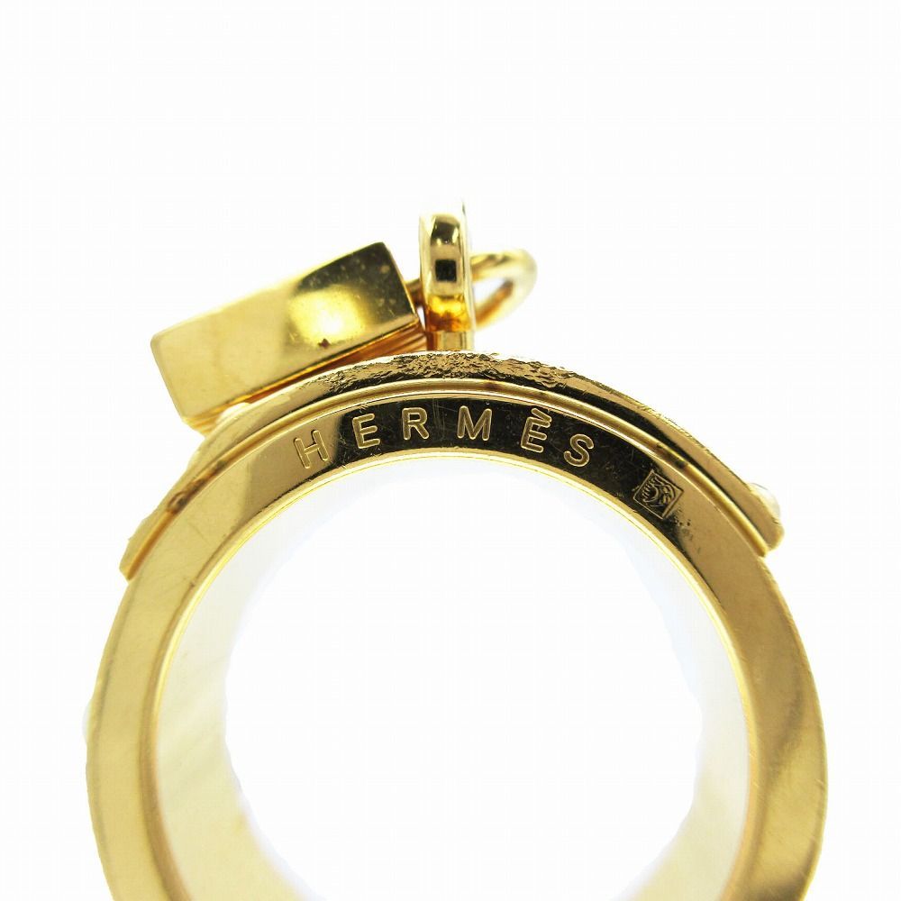 HERMES エルメス ケリー クロコダイル スカーフリング スカーフ