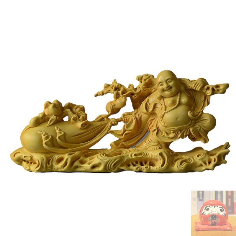 七福神 仏像 弥勒 笑門来福 夫婦円満 縁起物 布袋 布袋尊 彫刻