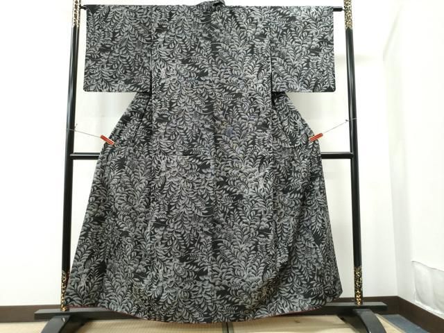 平和屋着物●本場染大島紬　枝葉文　正絹　逸品　CAAS7075yc 平和屋着物○本場染大島紬 枝葉文 正絹 逸品 CAAS7075yc - メルカリ