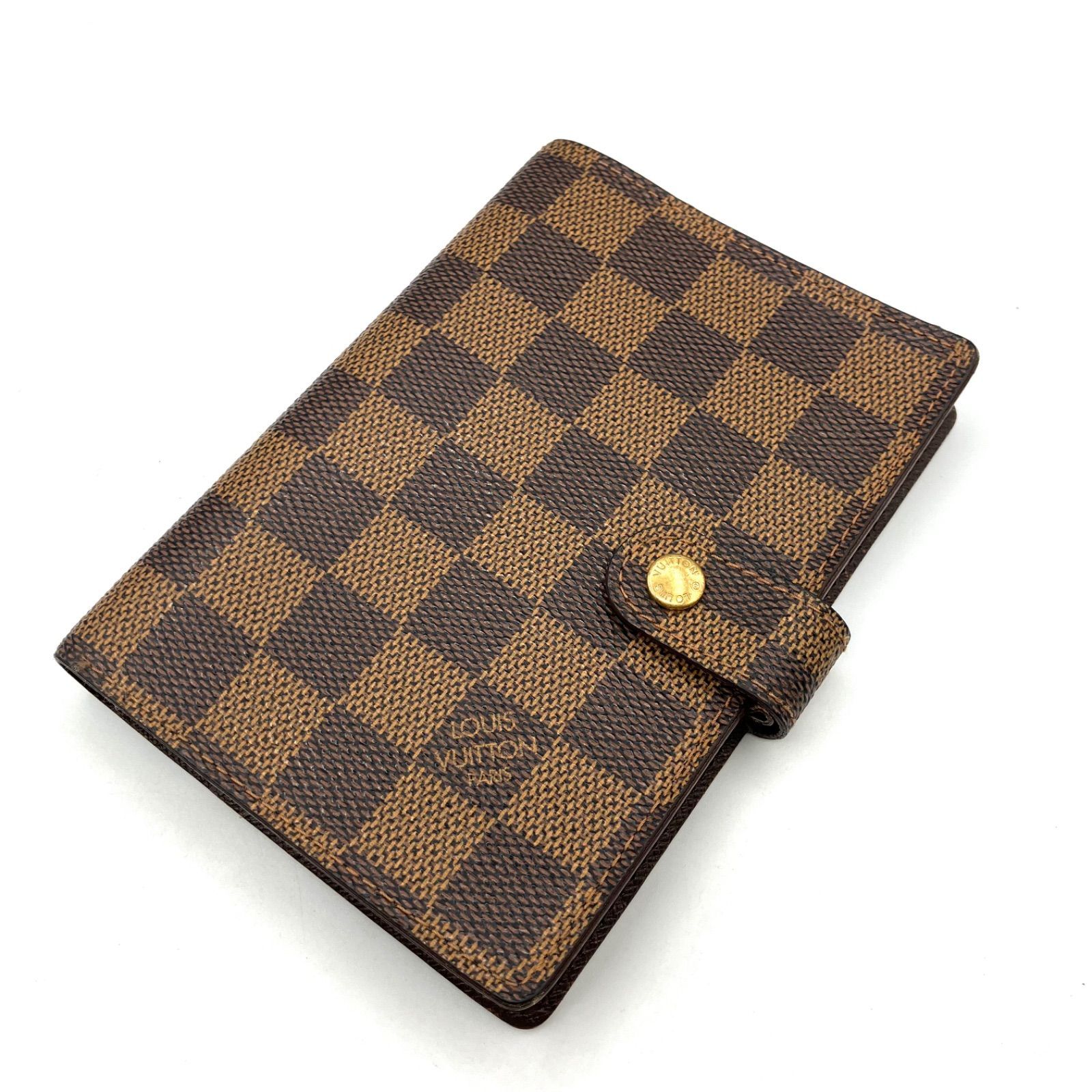 鑑定済み 正規品 難あり LOUIS VUITTON ルイヴィトン ダミエ R20700 アジェンダPM 手帳 LV