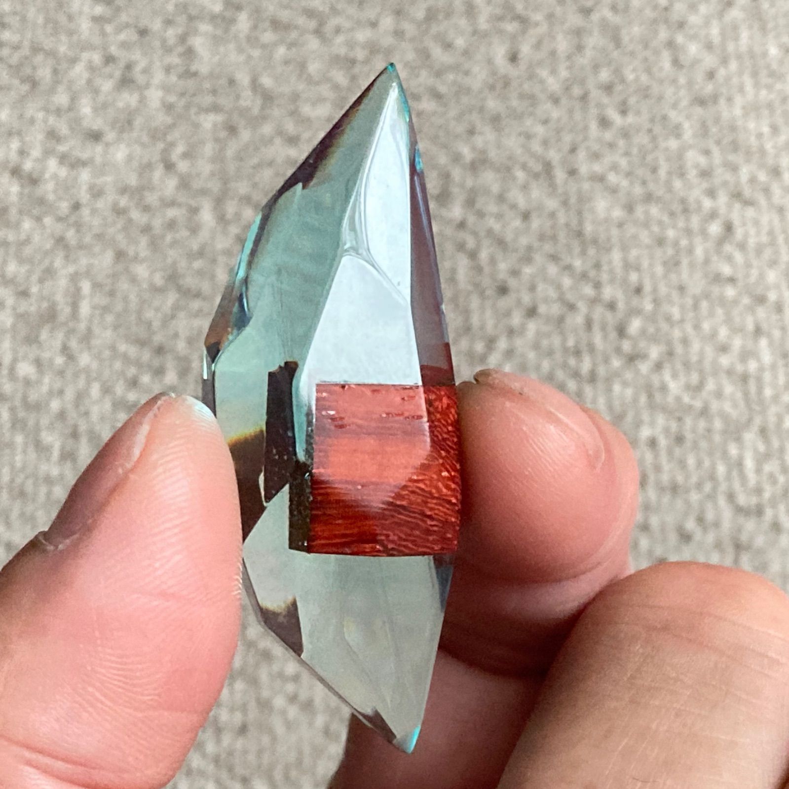 ʚïɞ.•ミニバラ蝶々デザインレジンヘアゴムʚïɞ.•メルヘンチックレッド