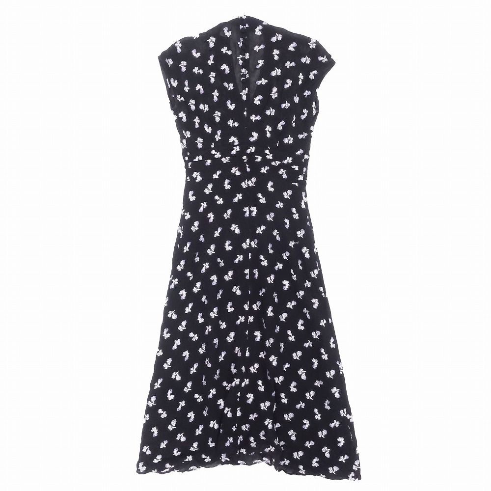 k*a様 mame kurogouchi 花柄ワンピース Mame Kurogouchi】 Floral Velour Jacquard High Neck Dress