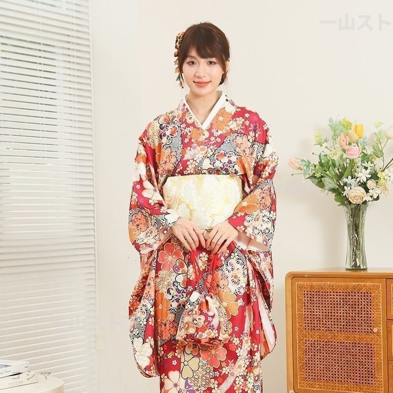 振袖フルセット 振袖セット 振袖 美品 成人式 着物 晴れ着 フル
