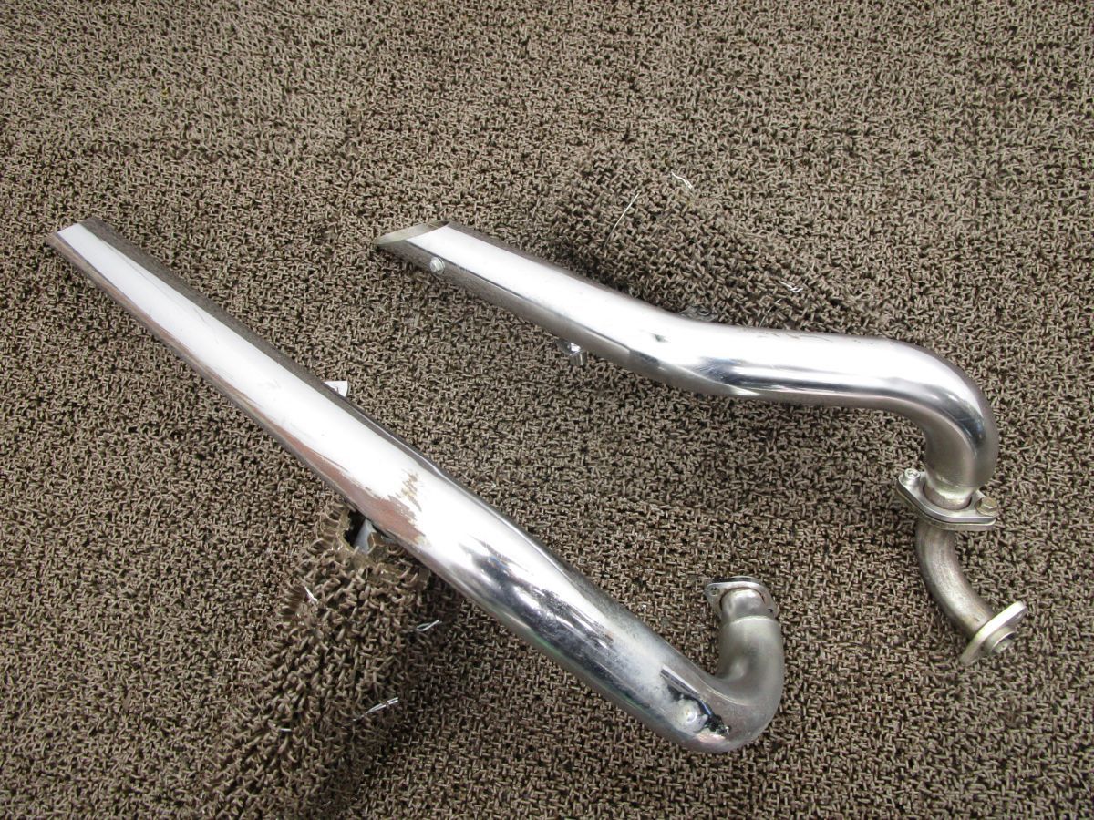 エリミネーター250V 社外 スラッシュカットマフラー □Y555
