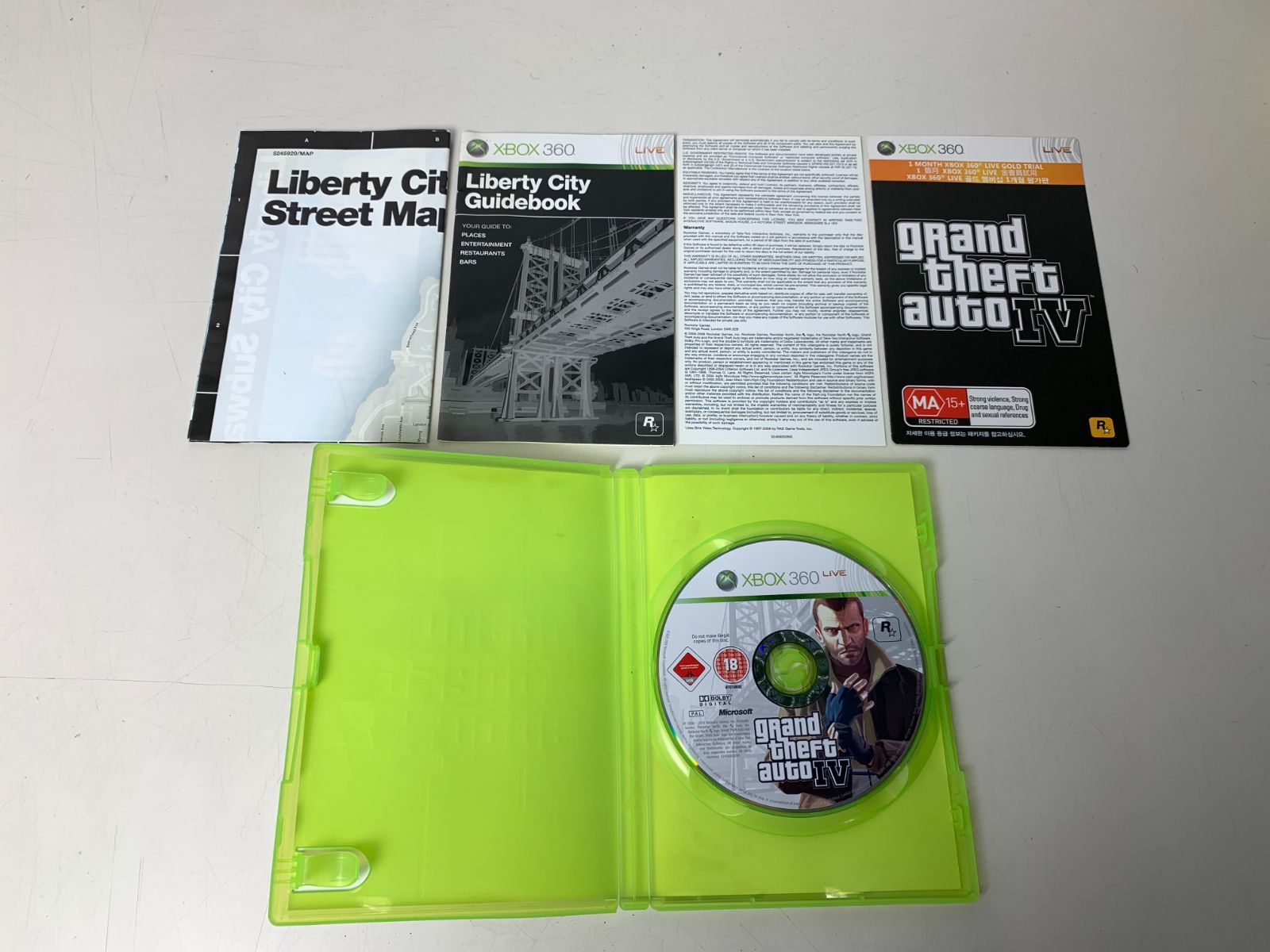 GTA グランドセフトオート4 GRAND THEFT AUTO IV 北米版 XBOX360