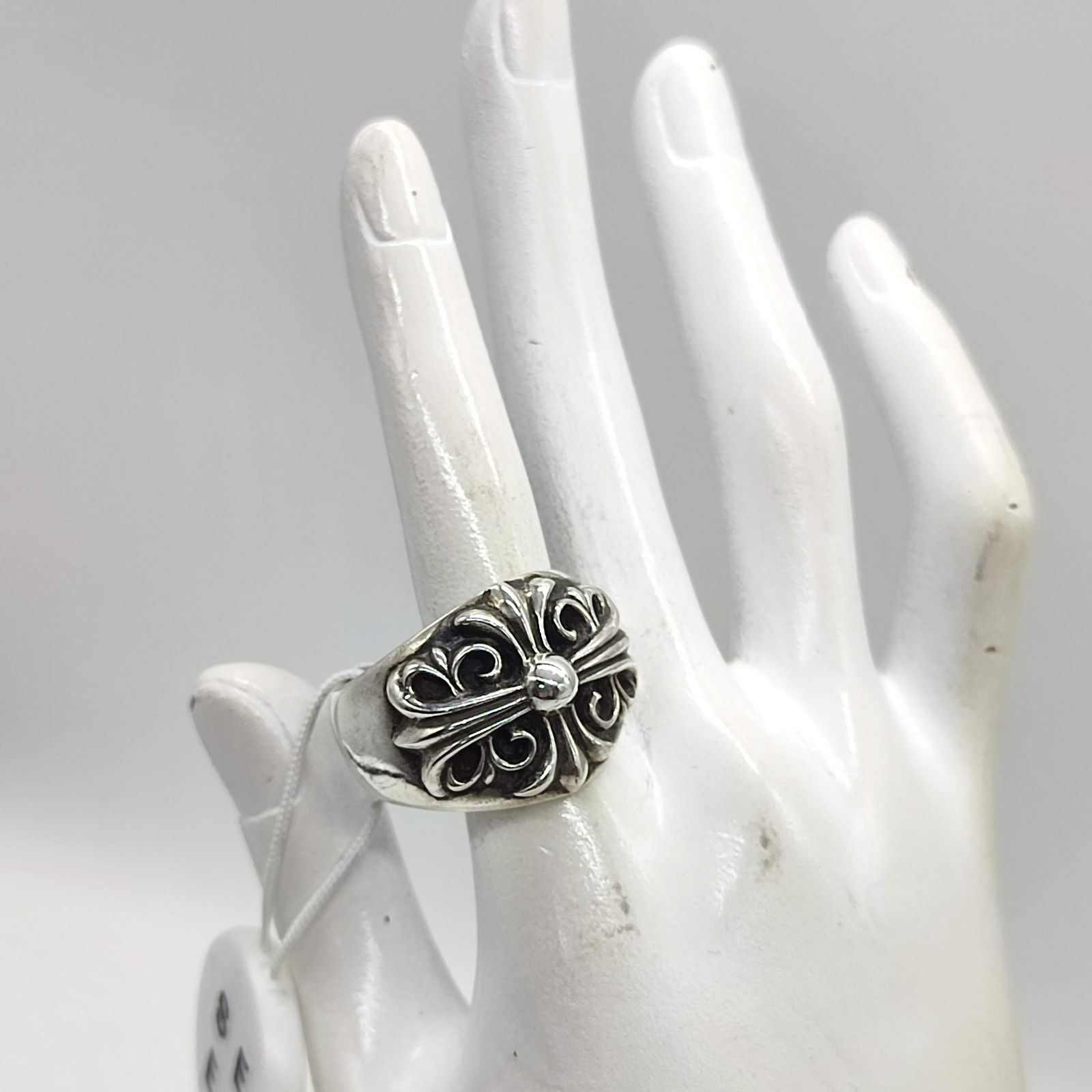 美品/鑑定済み】クロムハーツ CH キーパーリング シルバー925