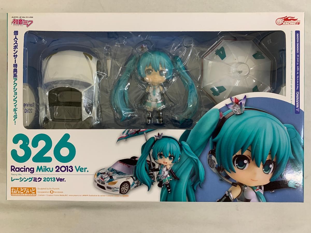 新品 ねんどろいど 326 レーシングミク 2013ver. 個人スポンサー特典 未開封】ねんどろいど 326 レーシングミク 2013ver． - メルカリ