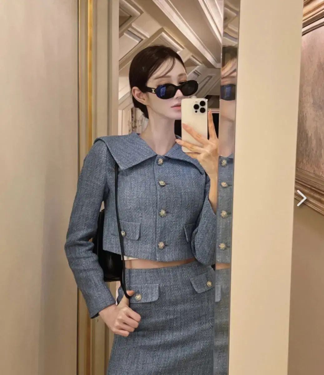 テクチェ labelle blanc ラベルルブラン リッツ ツイードセットアップ s