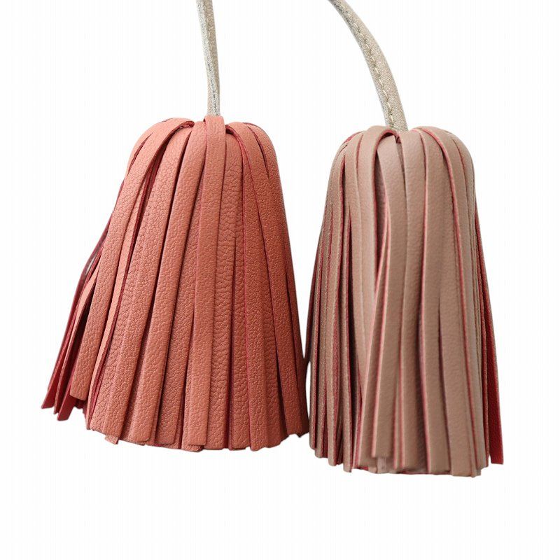 ロエベ LOEWE キーホルダー チャーム ストラップ ロゴ レザー