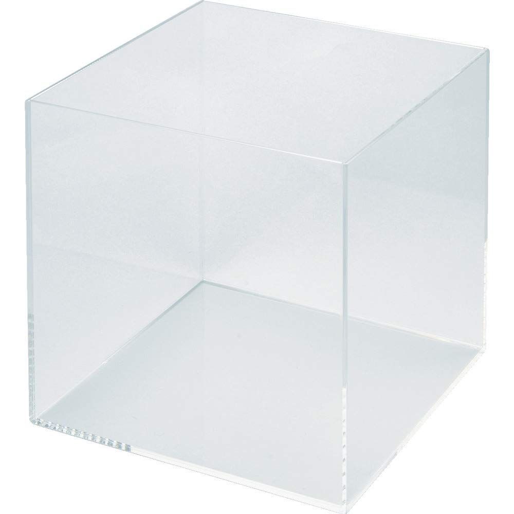 クリア_200×200×高さ200mm アクリサンデー アクリBOX ボックス 200mm×200mm×高さ200mm 板厚 3mm 透明 AB-3
