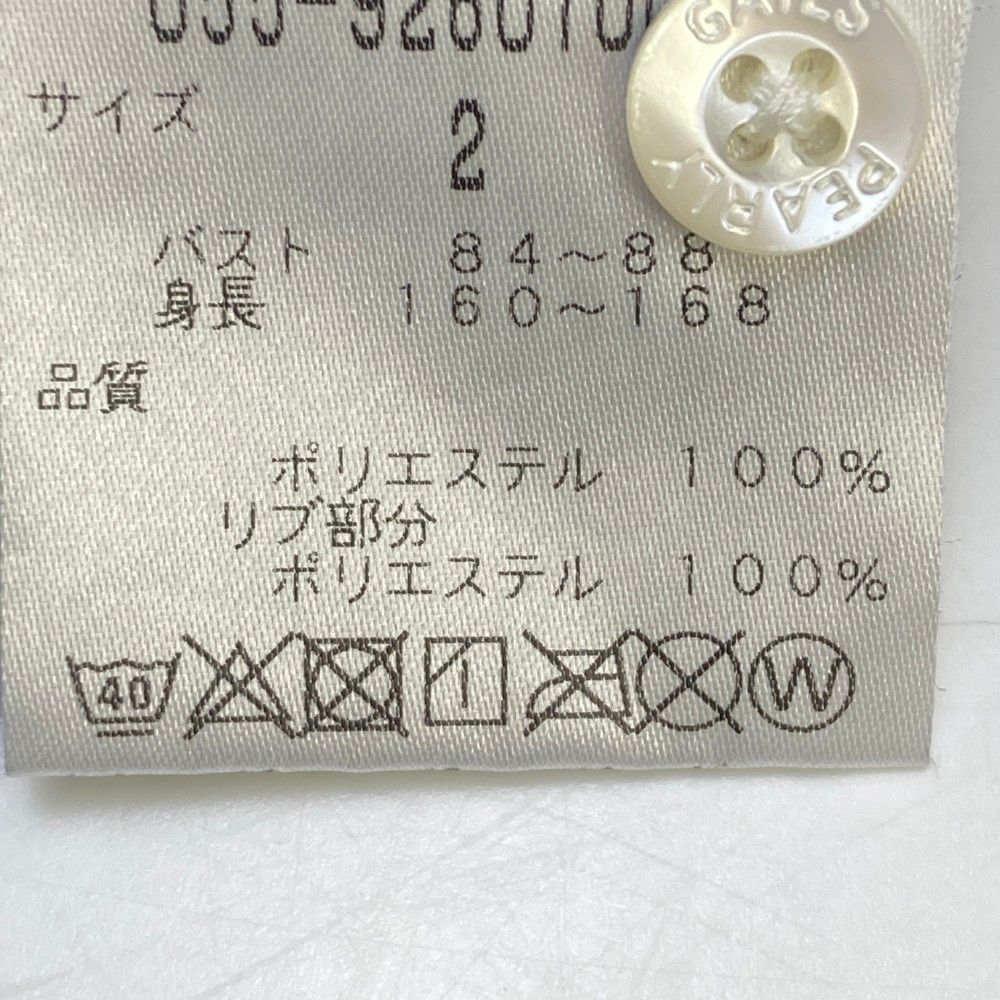 サイズ：2 PEARLY GATES パーリーゲイツ ノースリーブポロシャツ