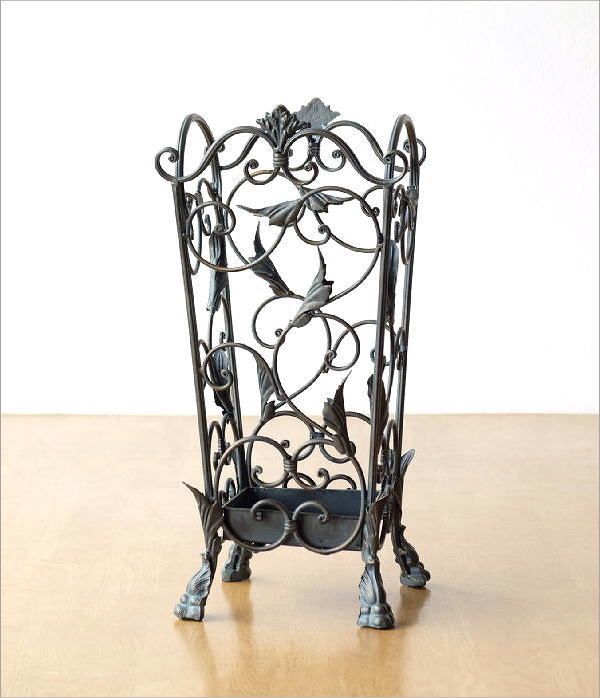 傘立て アイアン ブロンズ アンティーク クラシック シャビー AJ-512-1 傘立て アイアン ブロンズ アンティーク クラシック シャビー AJ-512-1