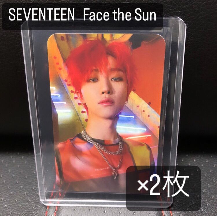 seventeen Face The Sun ミンハオ トレカ ラキドロ 赤髪