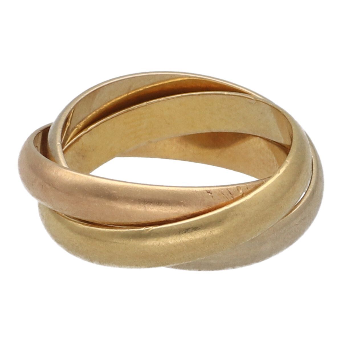 中古】 Cartier カルティエ クラシック トリニティ リング 54